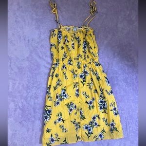 Yellows Floral Summer Dress